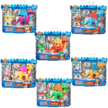 Psi Patrol: Odważni Rycerze Figurka + Smok mix